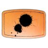 Faux Leather Engravable Patch - Curved Rectangle Thumbnail