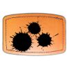 Faux Leather Engravable Patch - Curved Rectangle Thumbnail