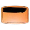 Faux Leather Engravable Patch - Curved Rectangle Thumbnail