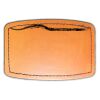 Faux Leather Engravable Patch - Curved Rectangle Thumbnail