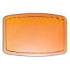 Faux Leather Engravable Patch - Curved Rectangle Thumbnail