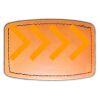 Faux Leather Engravable Patch - Curved Rectangle Thumbnail