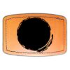 Faux Leather Engravable Patch - Curved Rectangle Thumbnail