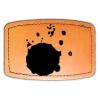 Faux Leather Engravable Patch - Curved Rectangle Thumbnail