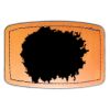 Faux Leather Engravable Patch - Curved Rectangle Thumbnail