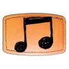 Faux Leather Engravable Patch - Curved Rectangle Thumbnail