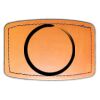 Faux Leather Engravable Patch - Curved Rectangle Thumbnail