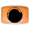 Faux Leather Engravable Patch - Curved Rectangle Thumbnail