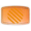 Faux Leather Engravable Patch - Curved Rectangle Thumbnail