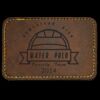 Faux Leather Engravable Patch - Round-Corner Rectangular Thumbnail