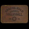 Faux Leather Engravable Patch - Round-Corner Rectangular Thumbnail
