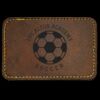 Faux Leather Engravable Patch - Round-Corner Rectangular Thumbnail