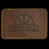 Faux Leather Engravable Patch - Round-Corner Rectangular Thumbnail