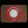 Faux Leather Engravable Patch - Round-Corner Rectangular Thumbnail