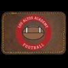 Faux Leather Engravable Patch - Round-Corner Rectangular Thumbnail