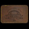 Faux Leather Engravable Patch - Round-Corner Rectangular Thumbnail