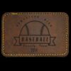 Faux Leather Engravable Patch - Round-Corner Rectangular Thumbnail