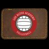 Faux Leather Engravable Patch - Round-Corner Rectangular Thumbnail