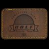 Faux Leather Engravable Patch - Round-Corner Rectangular Thumbnail