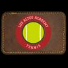 Faux Leather Engravable Patch - Round-Corner Rectangular Thumbnail