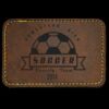 Faux Leather Engravable Patch - Round-Corner Rectangular Thumbnail