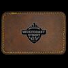 Faux Leather Engravable Patch - Round-Corner Rectangular Thumbnail