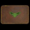 Faux Leather Engravable Patch - Round-Corner Rectangular Thumbnail