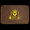 Faux Leather Engravable Patch - Round-Corner Rectangular Thumbnail