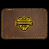 Faux Leather Engravable Patch - Round-Corner Rectangular Thumbnail