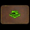 Faux Leather Engravable Patch - Round-Corner Rectangular Thumbnail
