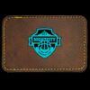 Faux Leather Engravable Patch - Round-Corner Rectangular Thumbnail