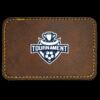 Faux Leather Engravable Patch - Round-Corner Rectangular Thumbnail