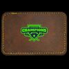 Faux Leather Engravable Patch - Round-Corner Rectangular Thumbnail