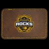 Faux Leather Engravable Patch - Round-Corner Rectangular Thumbnail