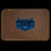 Faux Leather Engravable Patch - Round-Corner Rectangular Thumbnail