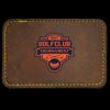 Faux Leather Engravable Patch - Round-Corner Rectangular Thumbnail