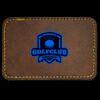 Faux Leather Engravable Patch - Round-Corner Rectangular Thumbnail
