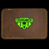 Faux Leather Engravable Patch - Round-Corner Rectangular Thumbnail