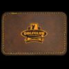 Faux Leather Engravable Patch - Round-Corner Rectangular Thumbnail