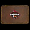 Faux Leather Engravable Patch - Round-Corner Rectangular Thumbnail