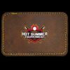 Faux Leather Engravable Patch - Round-Corner Rectangular Thumbnail