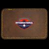Faux Leather Engravable Patch - Round-Corner Rectangular Thumbnail
