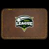 Faux Leather Engravable Patch - Round-Corner Rectangular Thumbnail