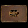 Faux Leather Engravable Patch - Round-Corner Rectangular Thumbnail
