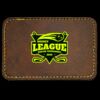 Faux Leather Engravable Patch - Round-Corner Rectangular Thumbnail