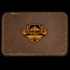 Faux Leather Engravable Patch - Round-Corner Rectangular Thumbnail