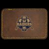 Faux Leather Engravable Patch - Round-Corner Rectangular Thumbnail