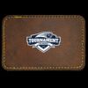 Faux Leather Engravable Patch - Round-Corner Rectangular Thumbnail