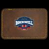 Faux Leather Engravable Patch - Round-Corner Rectangular Thumbnail