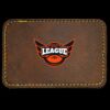 Faux Leather Engravable Patch - Round-Corner Rectangular Thumbnail